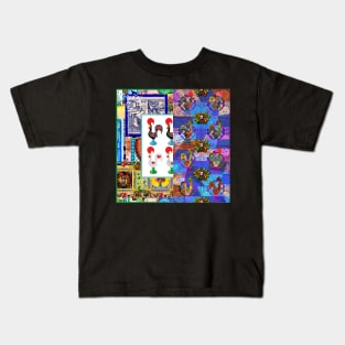 Portuguese Folk Art Kids T-Shirt